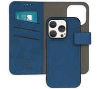 imoshion Etui de télephone luxe 2-en-1 amovible pour Apple iPhone 15 Pro - Bleu