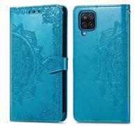 imoshion Etui de téléphone portefeuille Mandala pour Samsung Galaxy A12 - Turquoise