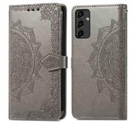 imoshion Etui de télephone Mandala pour Samsung Galaxy A14 (5G/4G) - Gris