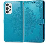 imoshion Etui de télephone Mandala pour Samsung Galaxy A33 - Turquoise