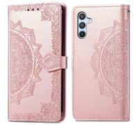imoshion Etui de télephone Mandala pour Samsung Galaxy A34 (5G) - Rose Doré
