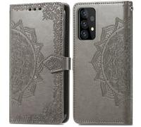 imoshion Etui de télephone Mandala pour Samsung Galaxy A52(s) (5G/4G) - Gris