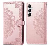 imoshion imoshion Etui de téléphone portefeuille Mandala Samsung Galaxy A55 Rose Dorée Rose dorée