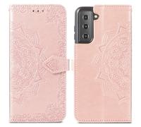 imoshion Etui de télephone Mandala pour Samsung Galaxy S21 - Rose Doré