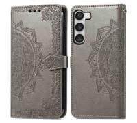 imoshion Etui de télephone Mandala pour Samsung Galaxy S23 Plus - Gris
