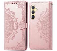 imoshion Etui de télephone Mandala pour Samsung Galaxy S24 Plus - Rose Doré