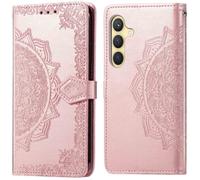 imoshion Etui de télephone Mandala pour Samsung Galaxy S25 / S24 - Rose Doré