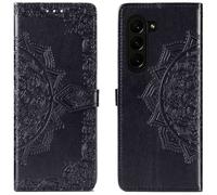 imoshion Etui de télephone Mandala pour Samsung Galaxy Z Fold 5 - Noir