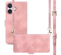 imoshion Etui de télephone portefeuille avec cordon pour Apple iPhone 16 - Rose