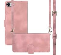 imoshion Etui de télephone portefeuille avec cordon pour Apple iPhone SE (2022 / 2020) / 8 / 7 - Rose