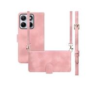 imoshion Etui de télephone portefeuille avec cordon pour Motorola Edge 70 Fusion - Rose