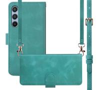 imoshion Etui de télephone portefeuille avec cordon pour Samsung Galaxy A14 (5G/4G) - Turquoise