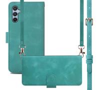 imoshion Etui de télephone portefeuille avec cordon pour Samsung Galaxy A34 (5G) - Turquoise