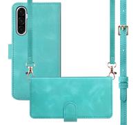 imoshion Etui de télephone portefeuille avec cordon pour Samsung Galaxy A36 - Turquoise