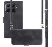 imoshion imoshion Etui de télephone portefeuille avec cordon pour Xiaomi 15T Pro Noir Noir