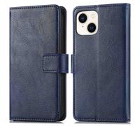 imoshion Étui de télephone portefeuille pour Apple iPhone 14 / 13 - Bleu foncé