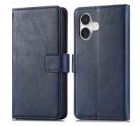 imoshion Étui de télephone portefeuille de luxe pour Apple iPhone 17 - Bleu foncé