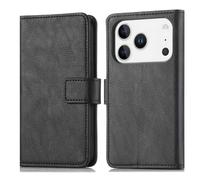imoshion Étui de télephone portefeuille de luxe pour Apple iPhone 17 Pro Max - Noir