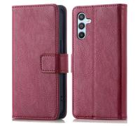 imoshion Étui de télephone portefeuille de luxe pour Samsung Galaxy A34 (5G) - Bordeaux