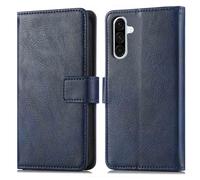 imoshion Étui de télephone portefeuille de luxe pour Samsung Galaxy A36 - Bleu foncé