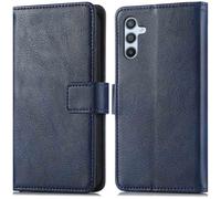 imoshion Étui de télephone portefeuille de luxe pour Samsung Galaxy A54 (5G) - Bleu foncé