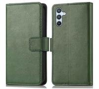 imoshion Étui de télephone portefeuille de luxe pour Samsung Galaxy A54 (5G) - Vert