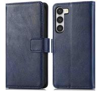 imoshion Étui de télephone portefeuille de luxe pour Samsung Galaxy S23 - Bleu foncé