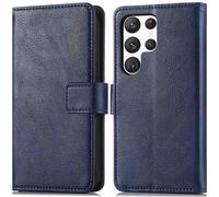 imoshion Étui de télephone portefeuille de luxe pour Samsung Galaxy S23 Ultra - Bleu foncé
