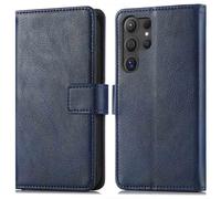 imoshion Étui de télephone portefeuille de luxe pour Samsung Galaxy S25 Ultra - Bleu foncé