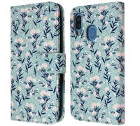 imoshion imoshion Étui de télephone portefeuille Design pour Samsung Galaxy A40 Blue Flowers Multicolore