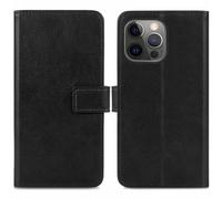 imoshion Étui de téléphone portefeuille Luxe pour Apple iPhone 13 Pro Max - Noir