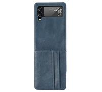 imoshion Étui de télephone portefeuille Luxe pour Samsung Galaxy Z Flip 3 - Bleu foncé