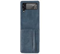 imoshion Étui de télephone portefeuille Luxe pour Samsung Galaxy Z Flip 4 - Bleu foncé