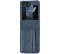 imoshion Étui de télephone portefeuille Luxe pour Samsung Galaxy Z Flip 5 - Bleu foncé