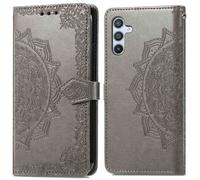 imoshion Etui de téléphone portefeuille Mandala pour Samsung Galaxy A54 (5G) - Gris