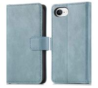 imoshion Étui de télephone portefeuille pour Apple iPhone 16e - Bleu clair
