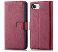 imoshion Étui de télephone portefeuille pour Apple iPhone 16e - Bordeaux