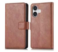 imoshion Étui de télephone portefeuille pour Apple iPhone 17 - Marron