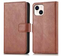 imoshion imoshion Étui de téléphone portefeuille Luxe iPhone 15 Plus Brun Marron