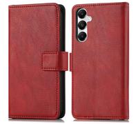 Coque pour Samsung Galaxy A26 Similicuir Rouge