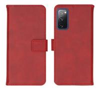 Coque pour Samsung Galaxy S20 FE Similicuir Rouge