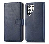 imoshion Étui de télephone portefeuille pour Samsung Galaxy S22 Ultra - Bleu foncé