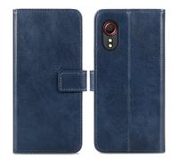 imoshion Étui de télephone portefeuille de luxe pour Samsung Galaxy Xcover 5 - Bleu foncé