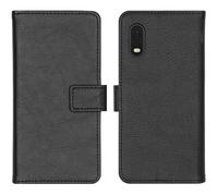 Coque pour Samsung Galaxy Xcover Pro Similicuir Noir