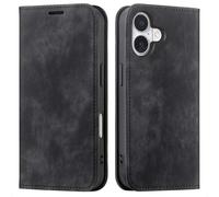 imoshion Étui de téléphone portefeuille Slim pour Apple iPhone 16 - Noir