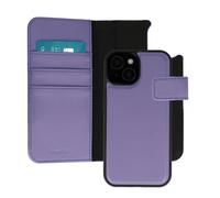 imoshion Étui portefeuille luxe 2-en-1 amovible pour Apple iPhone 15 - Violet
