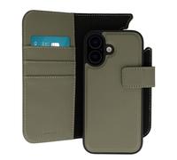 imoshion Étui portefeuille luxe 2-en-1 amovible pour Apple iPhone 16 - Vert