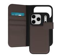 imoshion Étui portefeuille luxe 2-en-1 amovible pour Apple iPhone 17 Pro - Marron