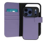 imoshion Étui portefeuille luxe 2-en-1 amovible pour Apple iPhone 17 Pro - Violet