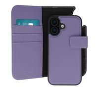 imoshion Étui portefeuille luxe 2-en-1 amovible pour Apple iPhone 17 - Violet